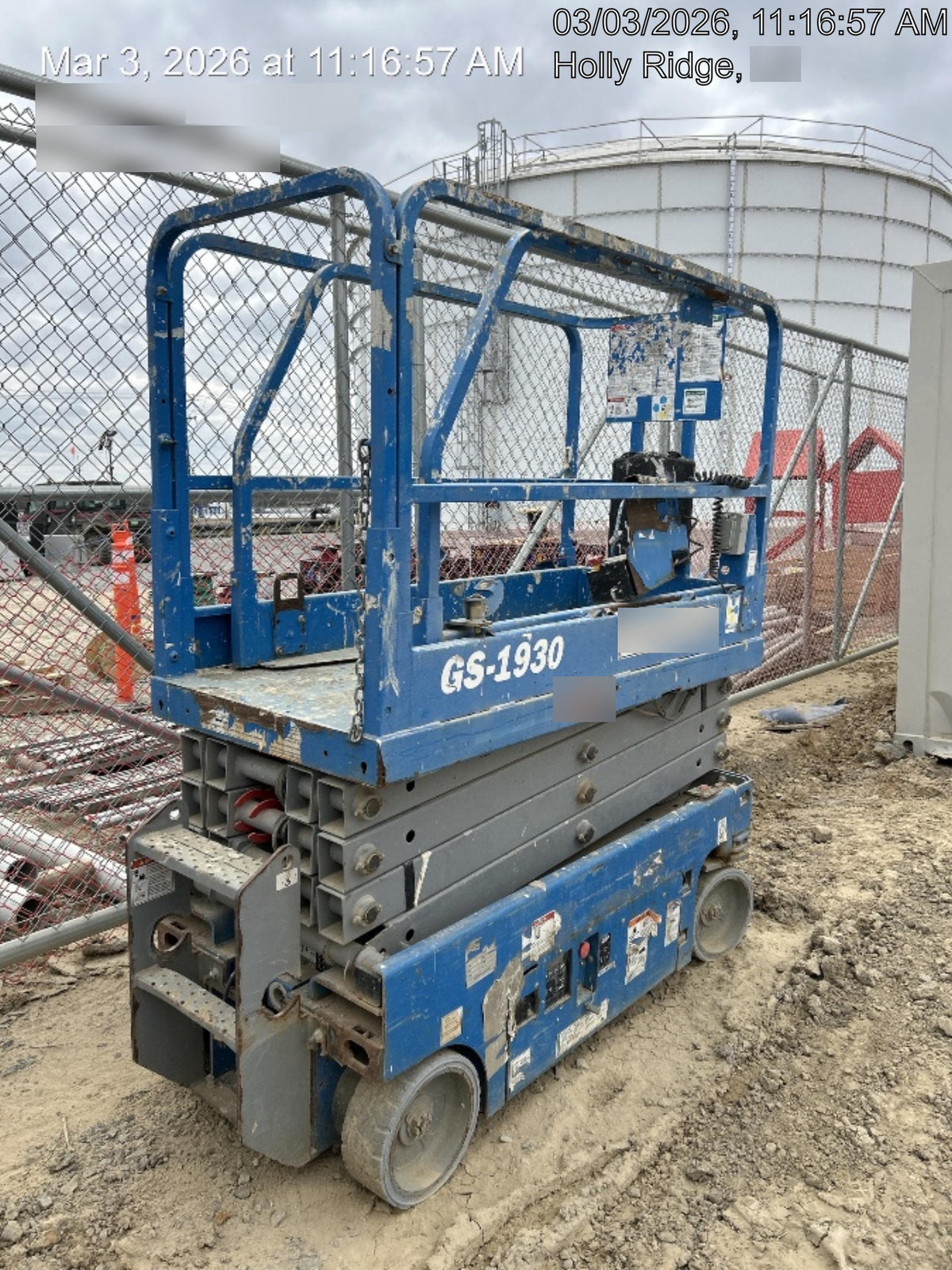 2019 Genie GS-1930 Fixed Rails with Chain Entry