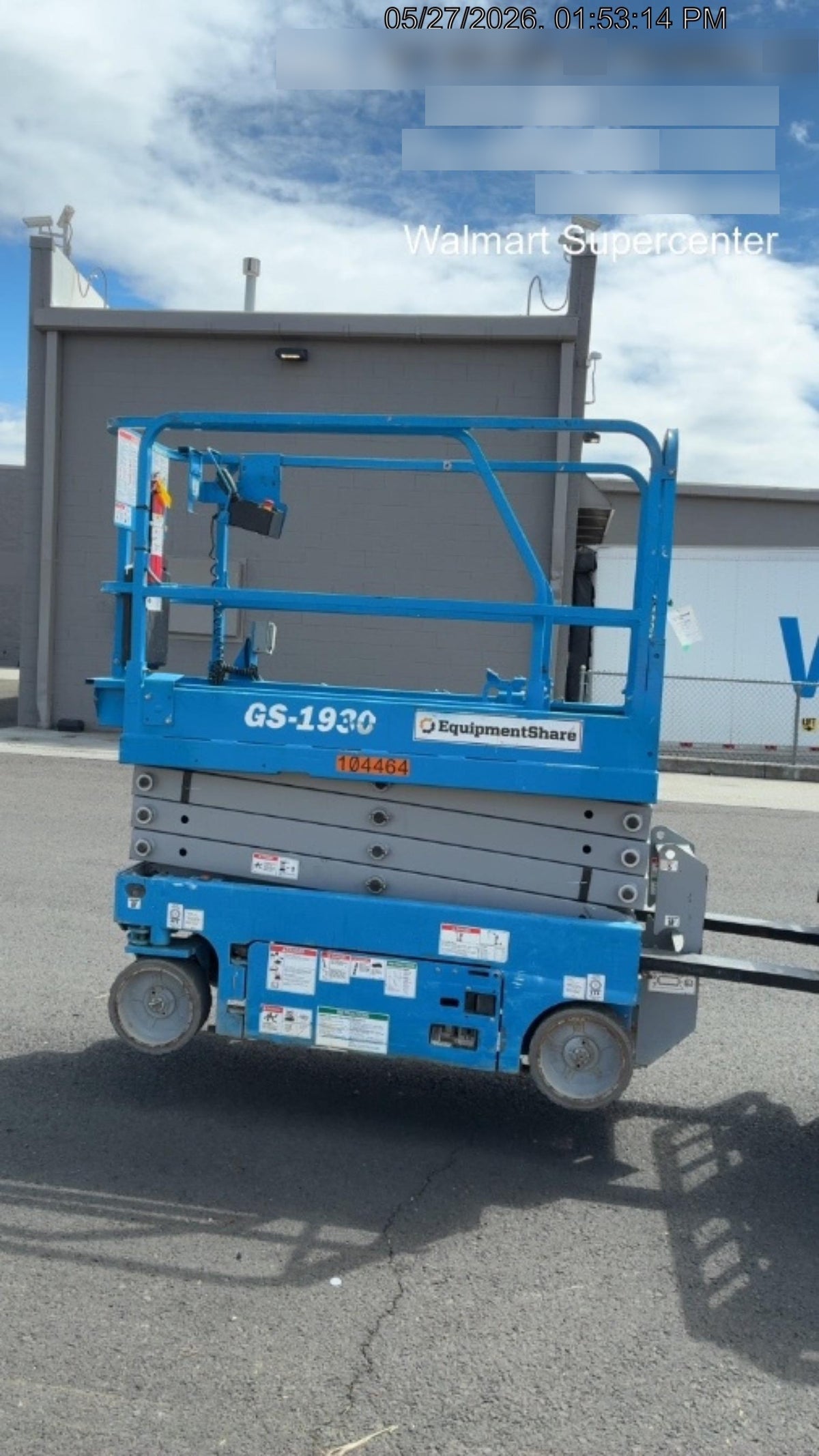 2020 Genie GS-1930 Standard Machine, 800W Inverter