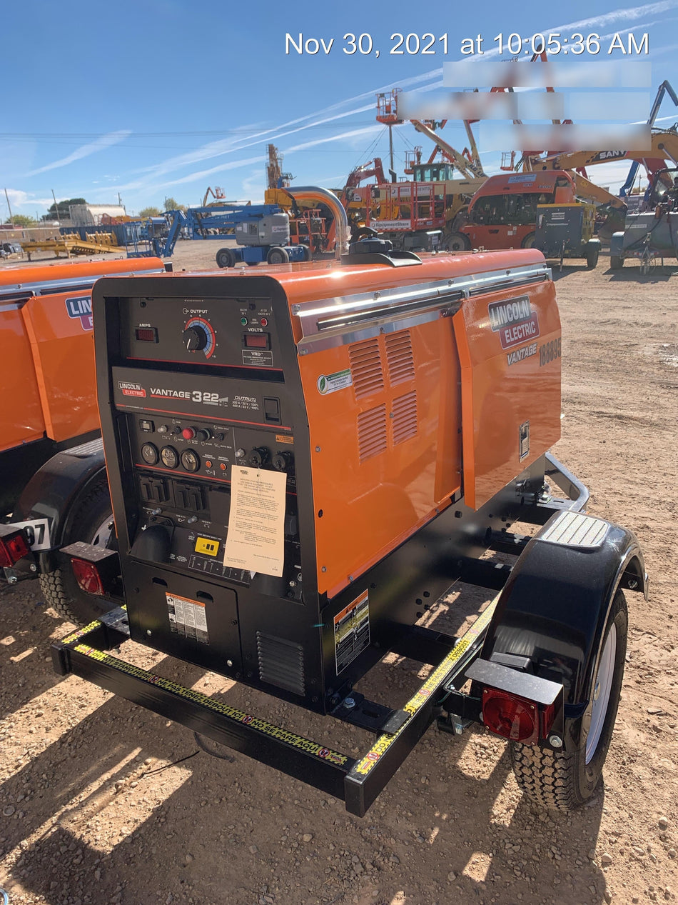 2021 Lincoln Electric Vantage 322 VANTAGE 322 READY-PAK 3