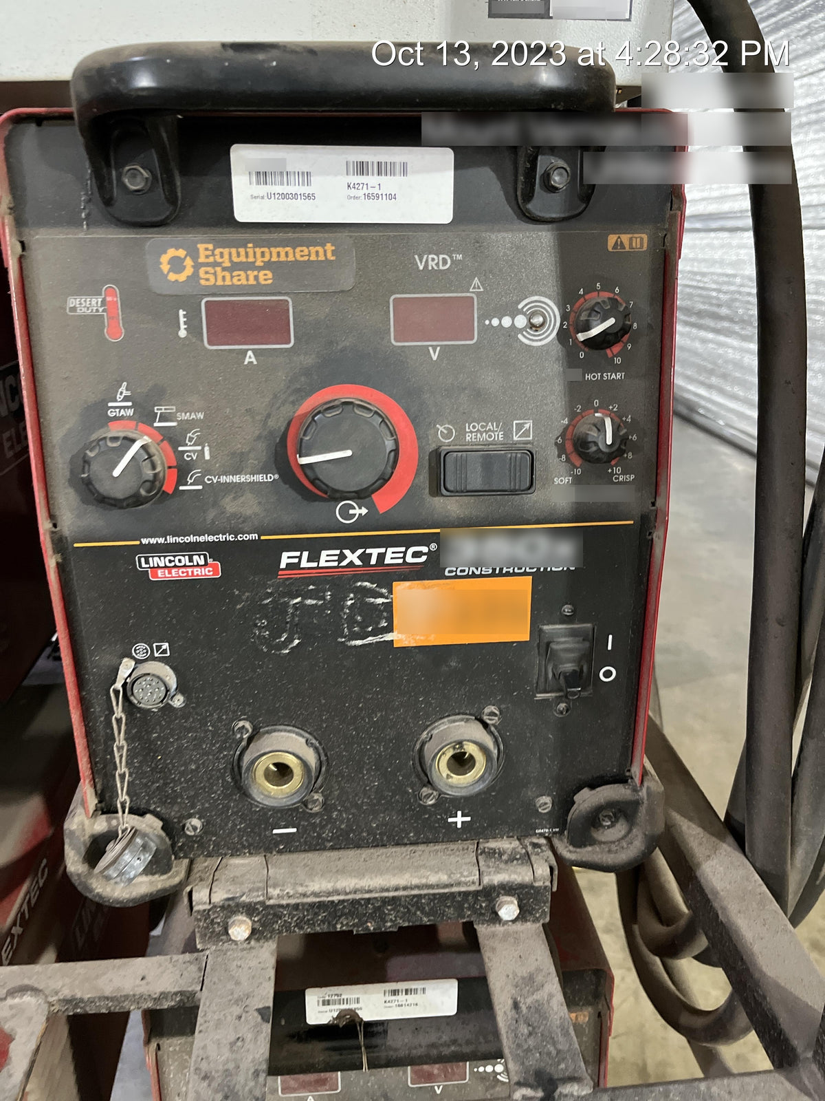 2020 LINCOLN ELECTRIC FLEXTEC 350X