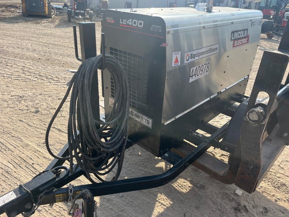 2024 Lincoln Electric LE400 Kubota V1505, Trlr, Cable Rack, Light Kit, ES Decals, T3