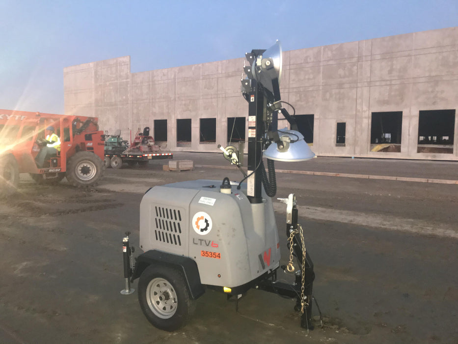 2019 Wacker Neuson LTV6L-MH Wacker Neuson LTV6L Mobile Light Tower w/Fuel Level Sensor Installed