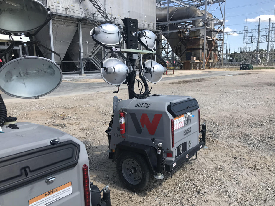 2019 Wacker Neuson LTV6L-MH Mobile Light Tower w/Fuel Level Sensor Installed