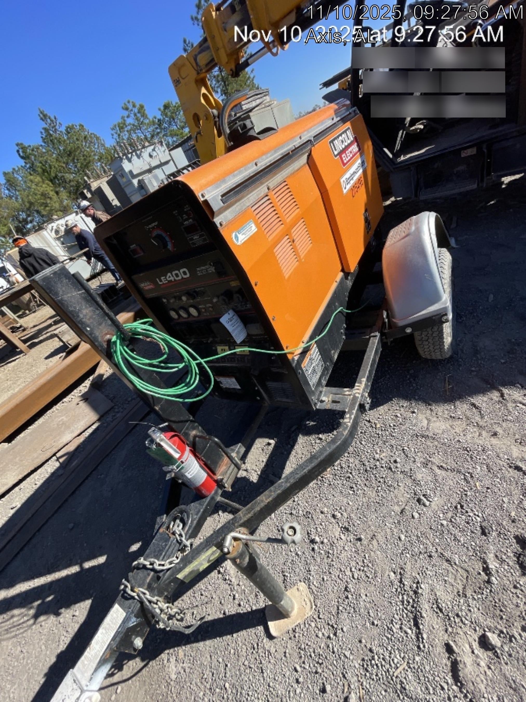 2022 Lincoln Electric LE400 Kubota V1505, Trlr, Cable Rack, Light Kit, ES Decals, T3