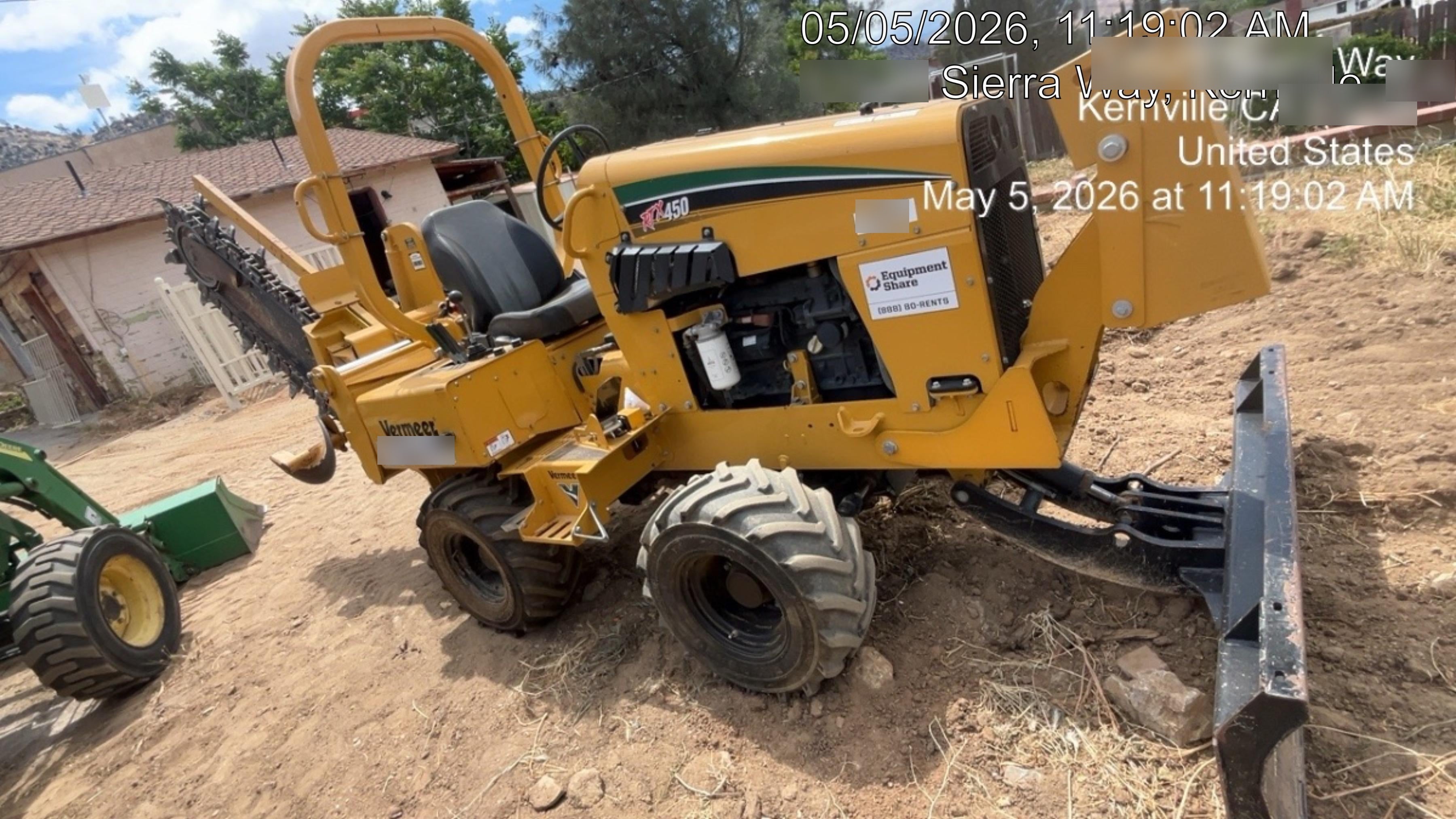 2019 VERMEER RTX450