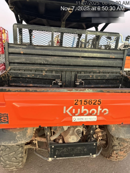 2022 Kubota RTV-X1140W-H Plastic Canopy, Windshield Acrylic Clear, LED Strobe Light, Wire Harness Kit, Back up Alarm