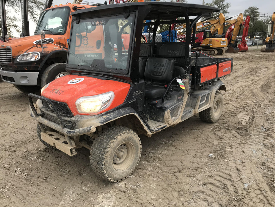 2019 Kubota RTV-X1140 4wd Utility Cart, LED Strobe, Windshield Tempered Glass, Plastic Canopy, Wire Harness Kit, Backup Alarm