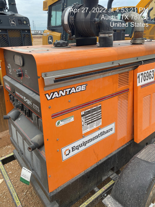 2021 Lincoln Electric Vantage 549X Ready Pak 3, ORANGE (includes trailer, cable rack, fender light kit)