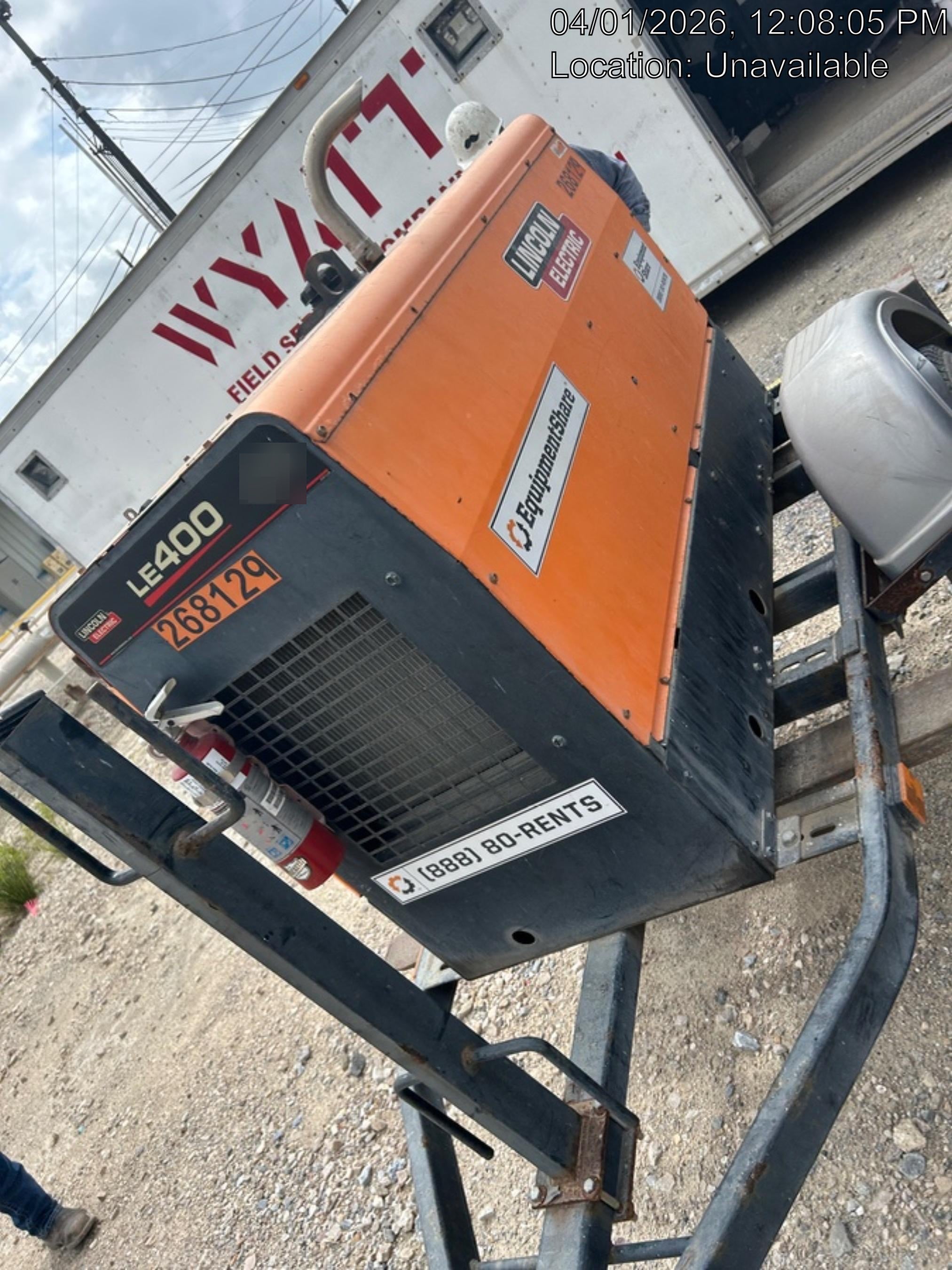 2022 Lincoln Electric LE400 Kubota V1505, Trlr, Cable Rack, Light Kit, ES Decals, T3