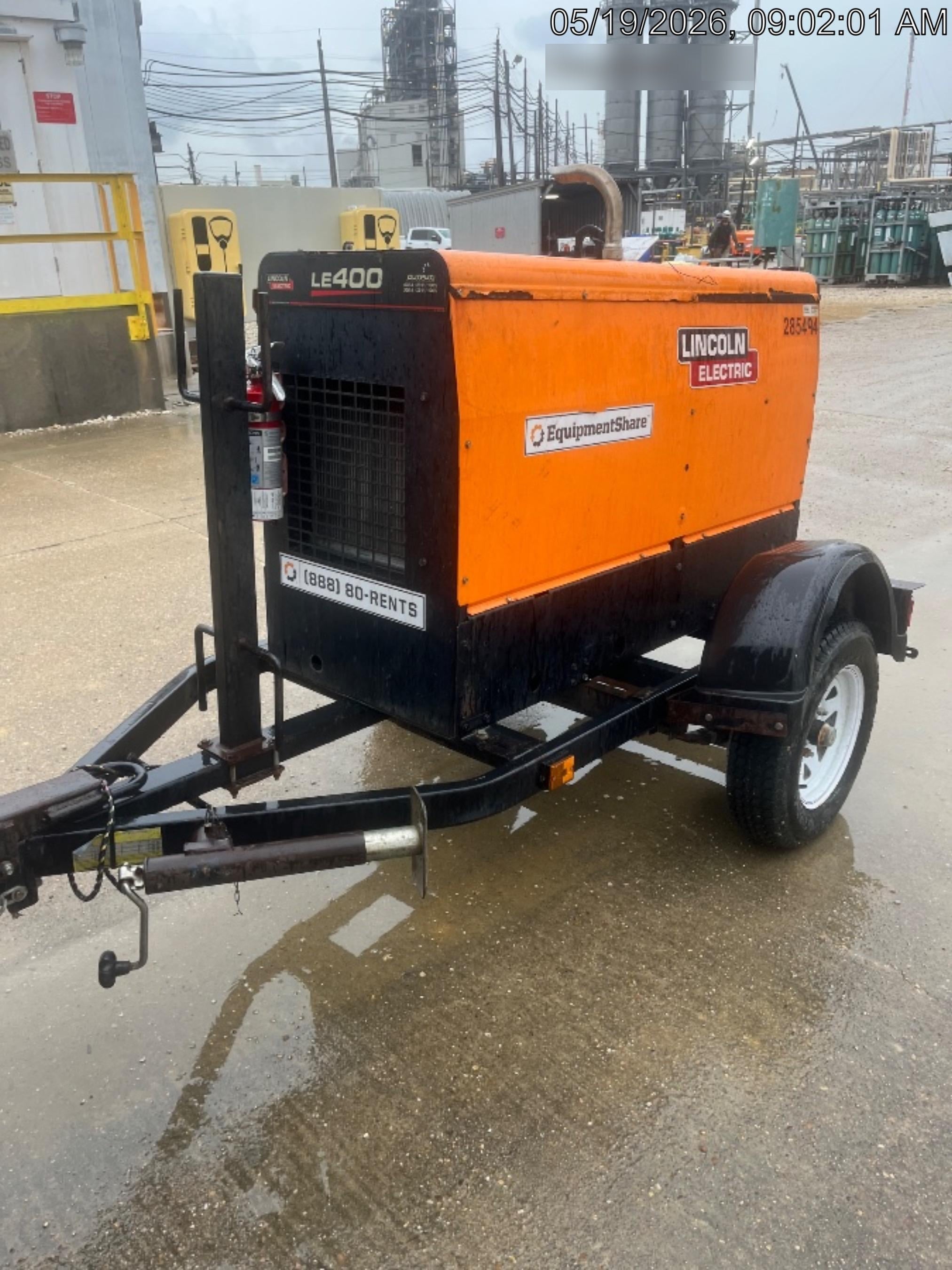 2022 Lincoln Electric LE400 Kubota V1505, Trlr, Cable Rack, Light Kit, ES Decals, T3