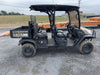 2020 Kubota RTV-X1140RL-A 4 seat diesel cart, plastic canopy, ATV tires, steel wheels, tinted windshield, strobe light, and backup alarm