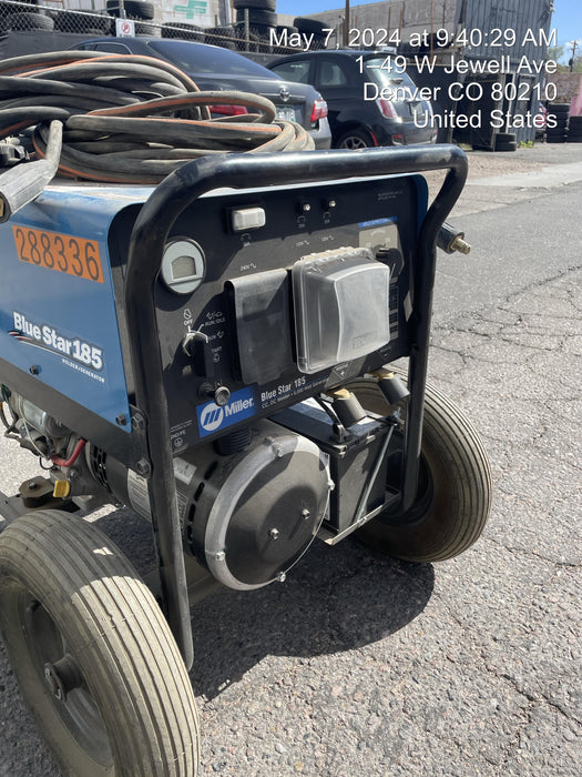 2023 Miller Electric Blue Star 185 Engine Driven Welder, Electric Start, 13 hp, Gas, 6,500 W Peak 907664