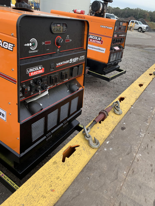 2021 Lincoln Electric Vantage 549X Ready Pak 3, ORANGE (includes trailer, cable rack, fender light kit)