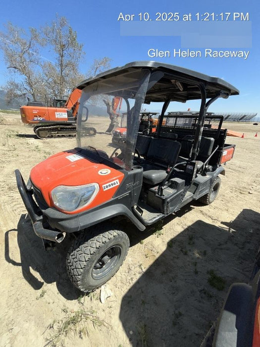 2022 Kubota RTV-X1140W-H Plastic Canopy, Windshield Acrylic Clear, LED Strobe Light, Wire Harness Kit, Back up Alarm