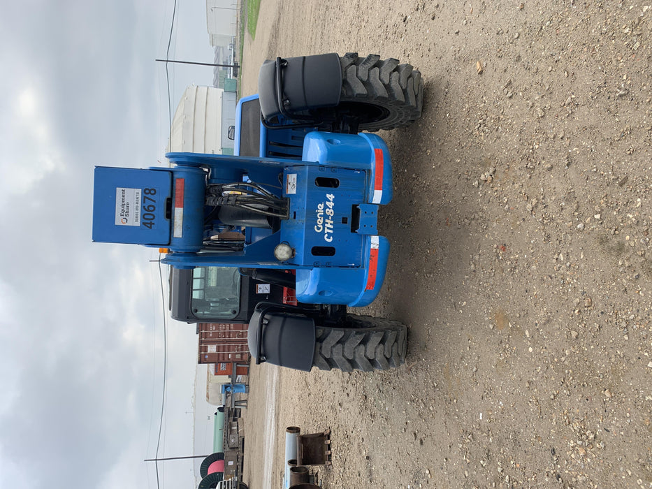 2019 Genie GTH-844 Cab/Heat/AC, Solid RT Tires, LED Work Lights, Beacon 60" QA Carriage, 48" Forks