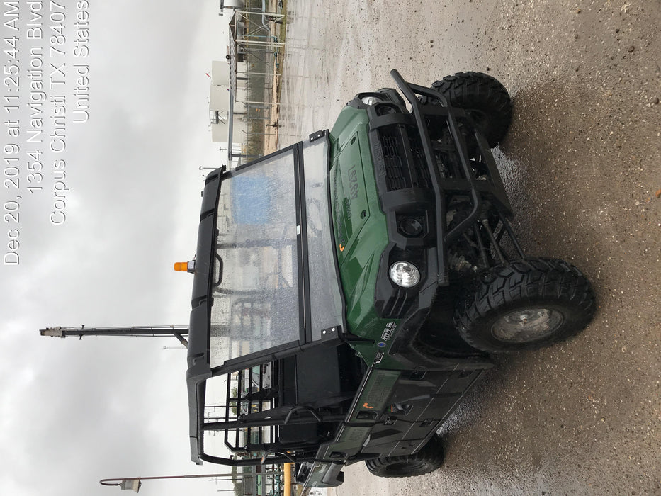 2019 Kawasaki Mule PRO-DXT Standard Options, Backup Alarm, Beacon, Plastic Hard Top, Poly Windshield, Horn Kit