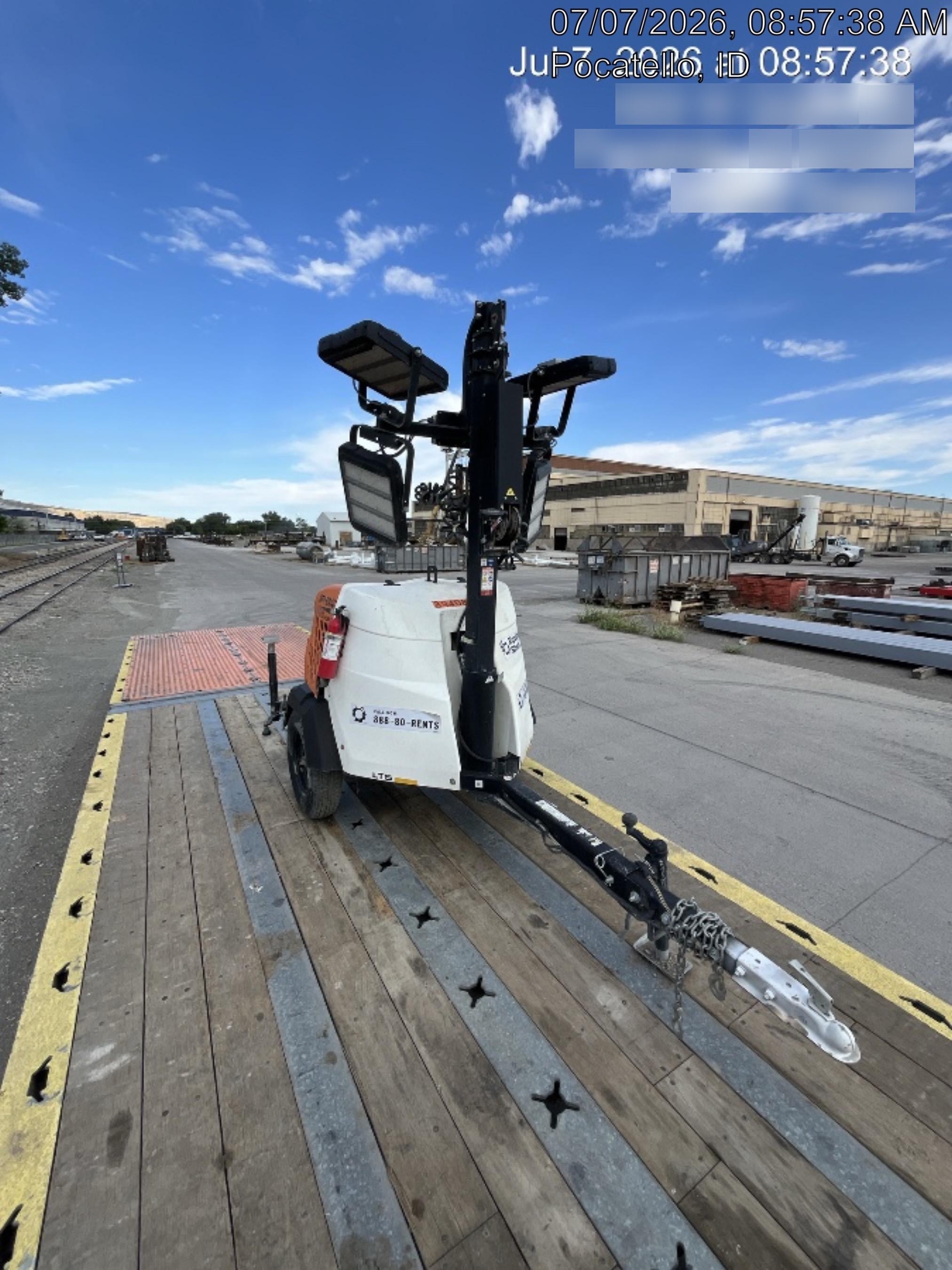 2024 Generac MLT2 Diesel, Flex Switch 120V Input, Powerzone Controller, 
(4) 320W LED Lights, 4kW Generator, 39.9 Gal Fuel Tank, 2" Ball, T3