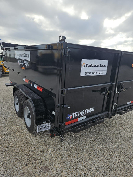 2025 TEXAS PRIDE TRAILERS 14'L x 7'W 5 Cu Yd Trunnion Hydraulic Dump