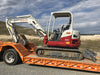 2019 Takeuchi TB260 Canopy, Standard Blade, Auxiliary hydraulics Manual QC, Hydraulic thumb, 12" ,18", 24" Bucket