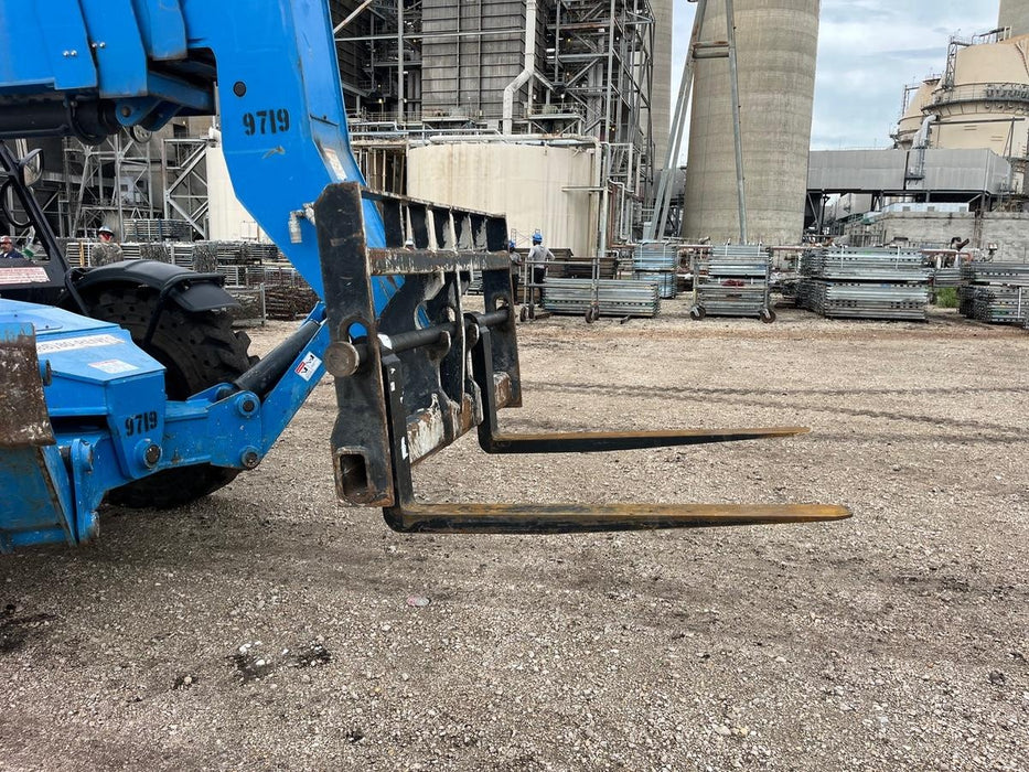 2018 Genie GTH-1056 Genie GTH-1056 w/Open ROPS, Solid Tires, Work Light/Beacon, 60" Carriage and Forks