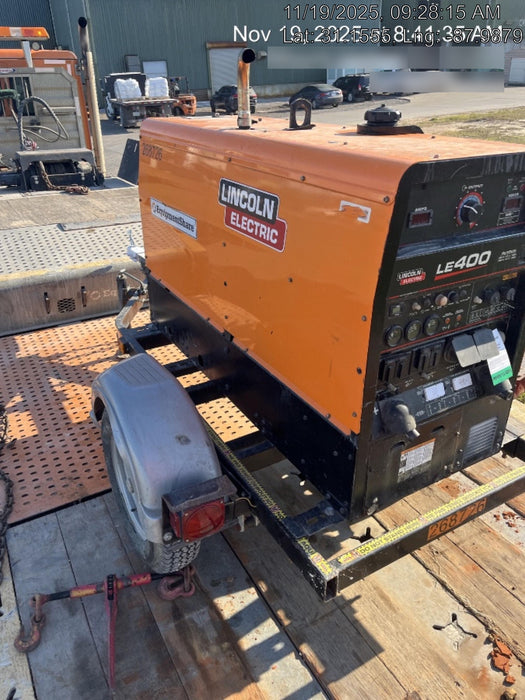 2022 Lincoln Electric LE400 Kubota V1505, Trlr, Cable Rack, Light Kit, ES Decals, T3