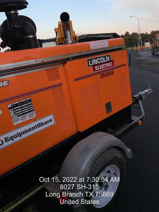 2022 Lincoln Electric Vantage 549X Crosslink Technology, Trailer Mounted, ES Decals, T3