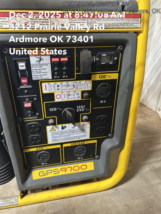 2018 Wacker Neuson GPS9700V Wacker Neuson GPS9700V Portable Generator