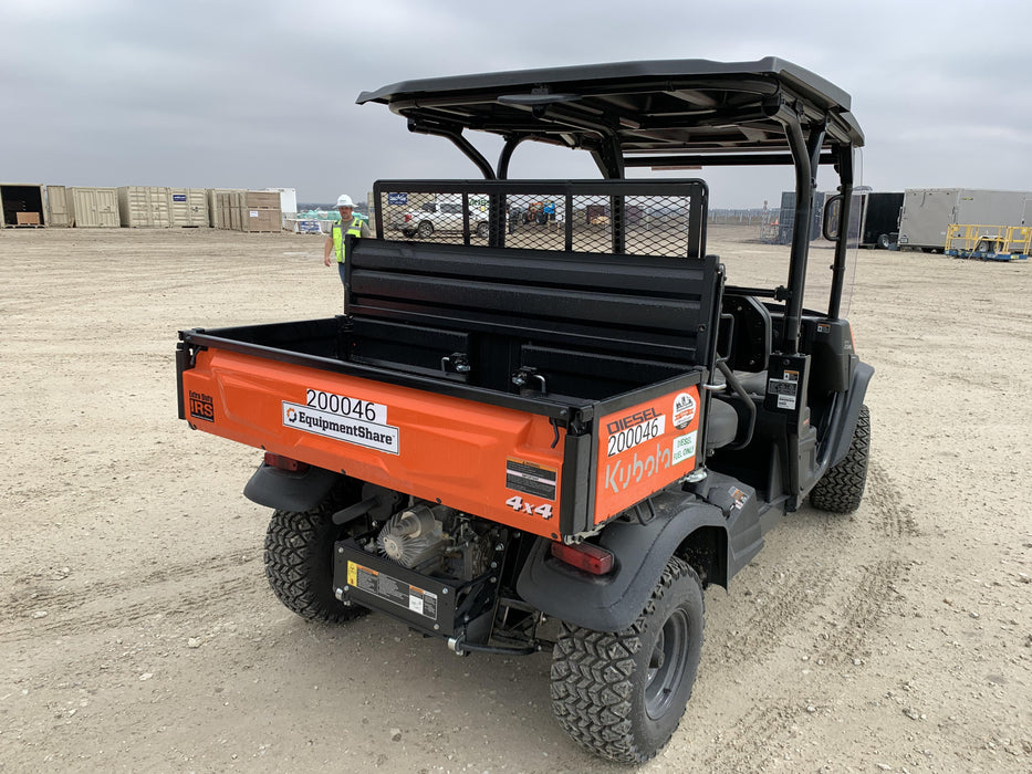 2022 Kubota RTV-X1140W-H Plastic Canopy, Windshield Acrylic Clear, LED Strobe Light, Wire Harness Kit, Back up Alarm