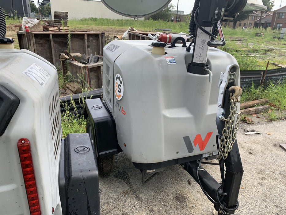 2018 Wacker Neuson LTV6L-MH LTV6L Mobile Light Tower w/Fuel Level Sensor Installed