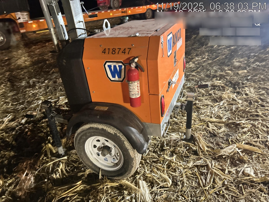 2024 Wanco WLTT-4MM4K Diesel, Deep Sea Controller, Shore Power Plug, Auto Start, (4) 350W LED Floodlights, 4kW Generator, 60 Gal Fuel Tank, 2" Ball, T3