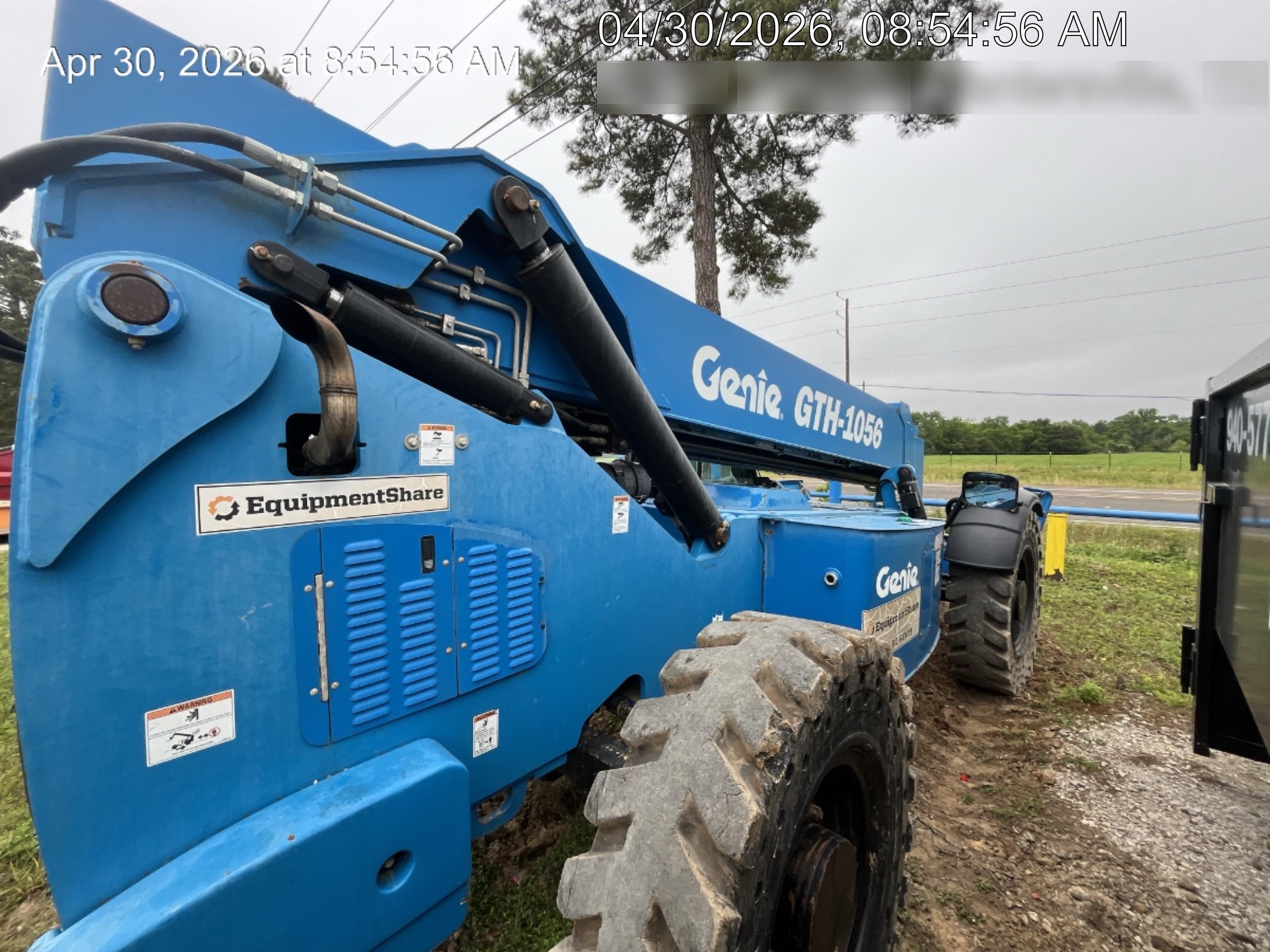 2019 Genie GTH-1056 Genie GTH-1056 w/CAB, Solid Tires, Work Lights, 60" carriage/forks, cab mesh, beacon