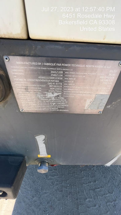 2021 ATLAS COPCO QAS45