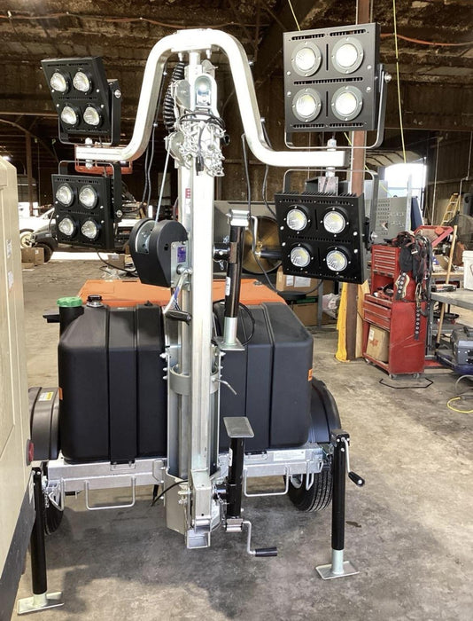 2024 Wanco WLTT-4MM4K Diesel, Deep Sea Controller, Shore Power Plug, Auto Start, (4) 350W LED Floodlights, 4kW Generator, 60 Gal Fuel Tank, 2" Ball, T3