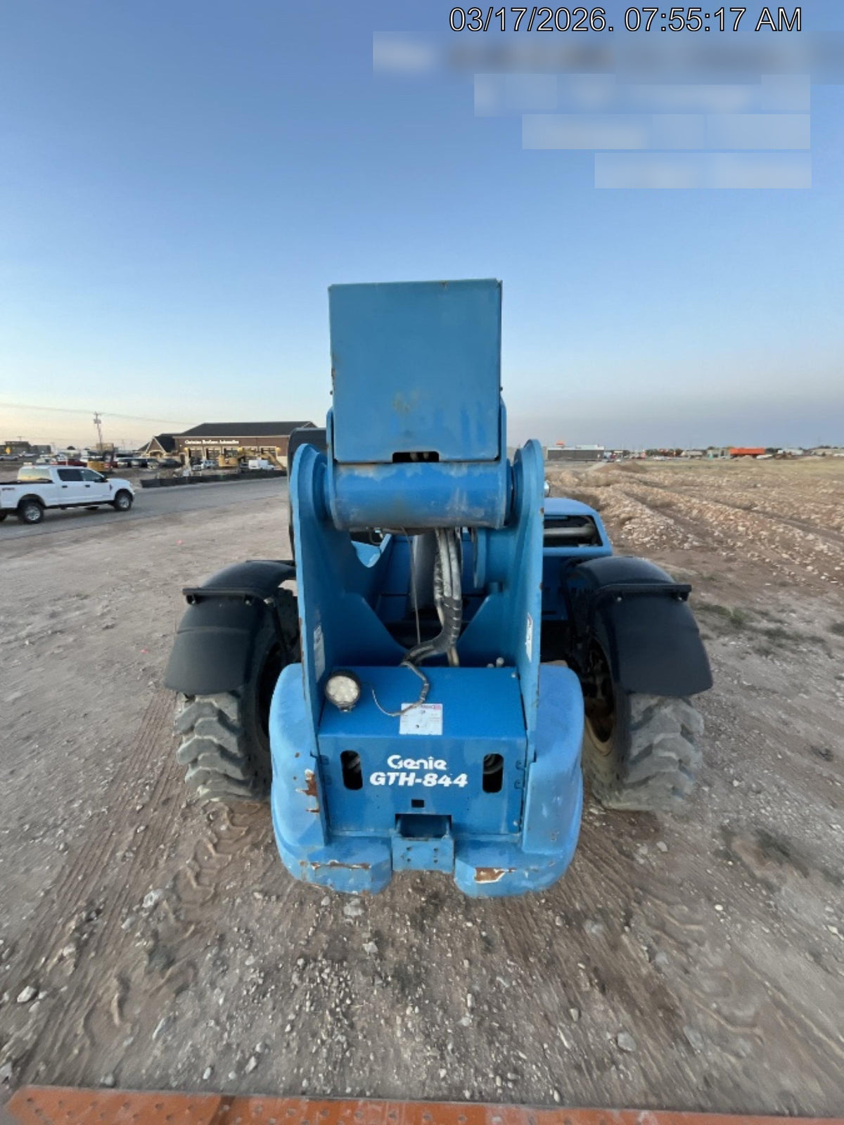2017 Genie GTH-844 Genie GTH844, 60" Carriage, Solid Tires
