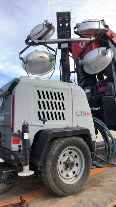 2019 Wacker Neuson LTV6L-MH Wacker Neuson LTV6L Mobile Light Tower w/Fuel Level Sensor Installed
