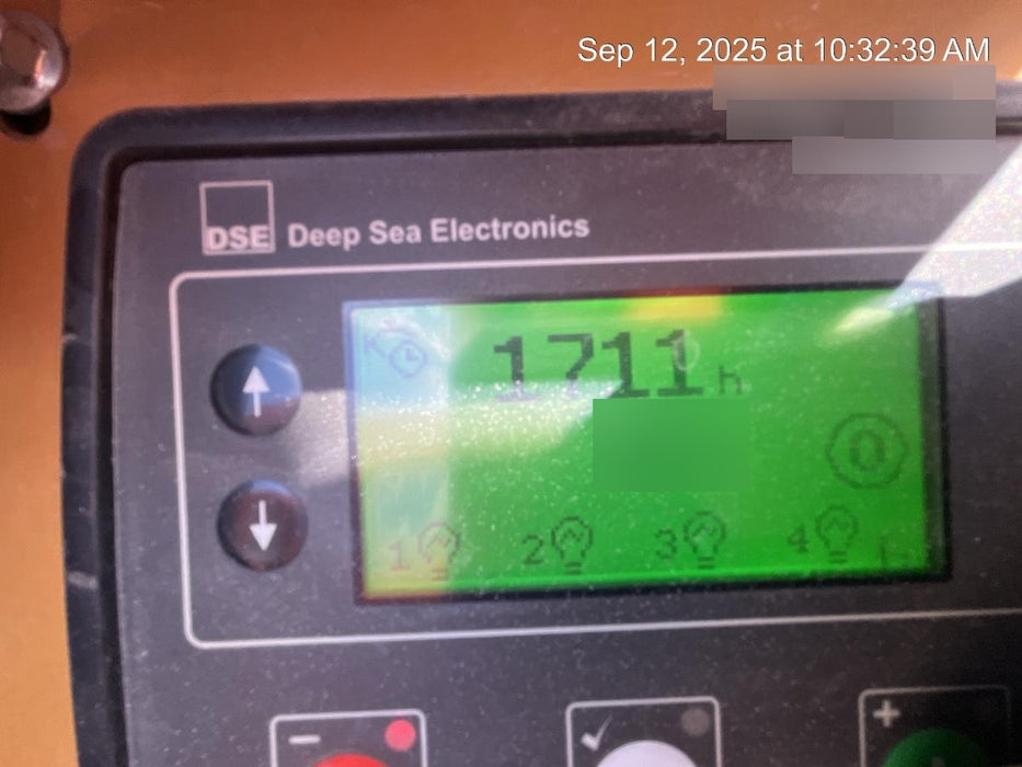 2022 Allmand NLV3GR (4) LED Light Fixture 350W, 23' Vertical Mast, 3kW Prime, Towable, Deep Sea L401, Leveling Jacks, Yanmar T4F 5.8hp