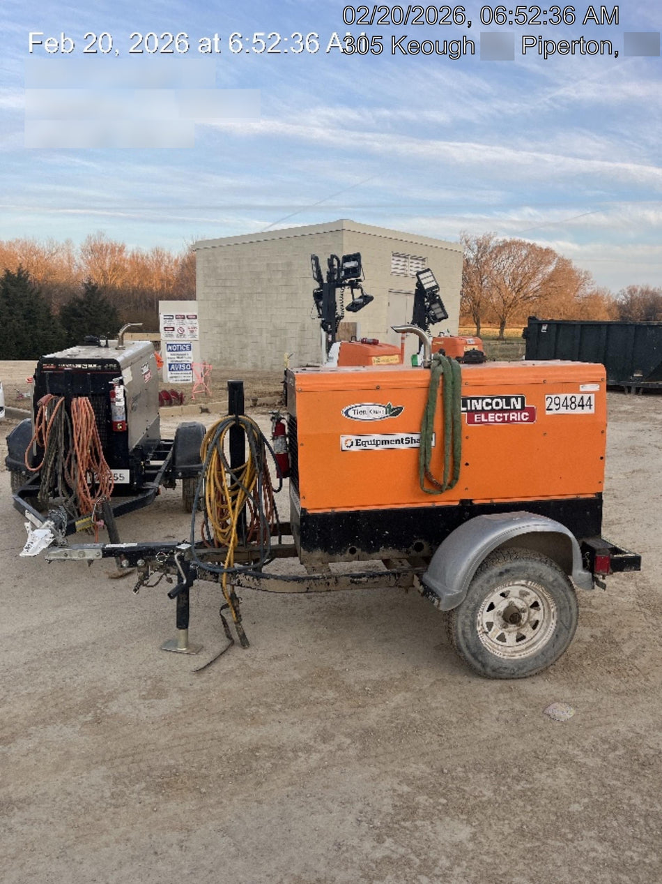 2023 Lincoln Electric LE400 Kubota V1505, Trlr, Cable Rack, Light Kit, ES Decals, T3