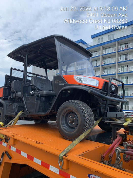 2022 Kubota RTV-X1140W-H Plastic Canopy, Windshield Acrylic Clear, LED Strobe Light, Wire Harness Kit, Back up Alarm