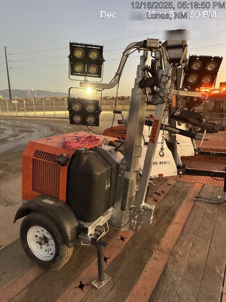 2024 Wanco WLTT-4MM4K Diesel, Deep Sea Controller, Shore Power Plug, Auto Start, (4) 350W LED Floodlights, 4kW Generator, 60 Gal Fuel Tank, 2" Ball, T3
