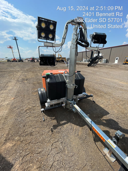 2024 Wanco WLTT-4MM4K Diesel, Deep Sea Controller, Shore Power Plug, Auto Start, (4) 350W LED Floodlights, 4kW Generator, 60 Gal Fuel Tank, 2" Ball, T3