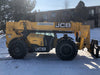 2020 JCB 510-56 Cab/Heat/Air, 74 HP, Solid Tires, STD Worklight, Beacon, Aux Hydraulics, Lifting Eye, Back up Alarm w/66" Carriage/60" Forks