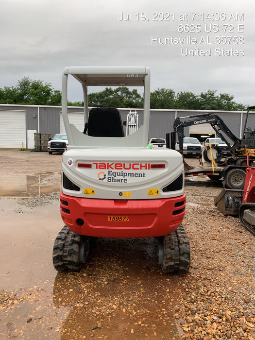 2021 TAKEUCHI TB235-2R
