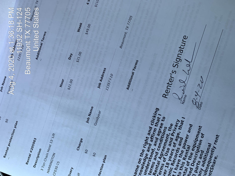 2020 HARRINGTON CF030-15