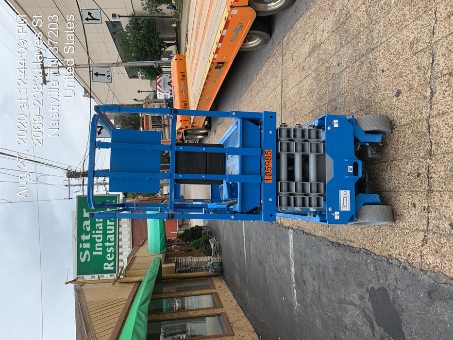 2020 Genie GS-1930 Solid Non Marking Tires, Beacon, Folding rails with half height swing gate