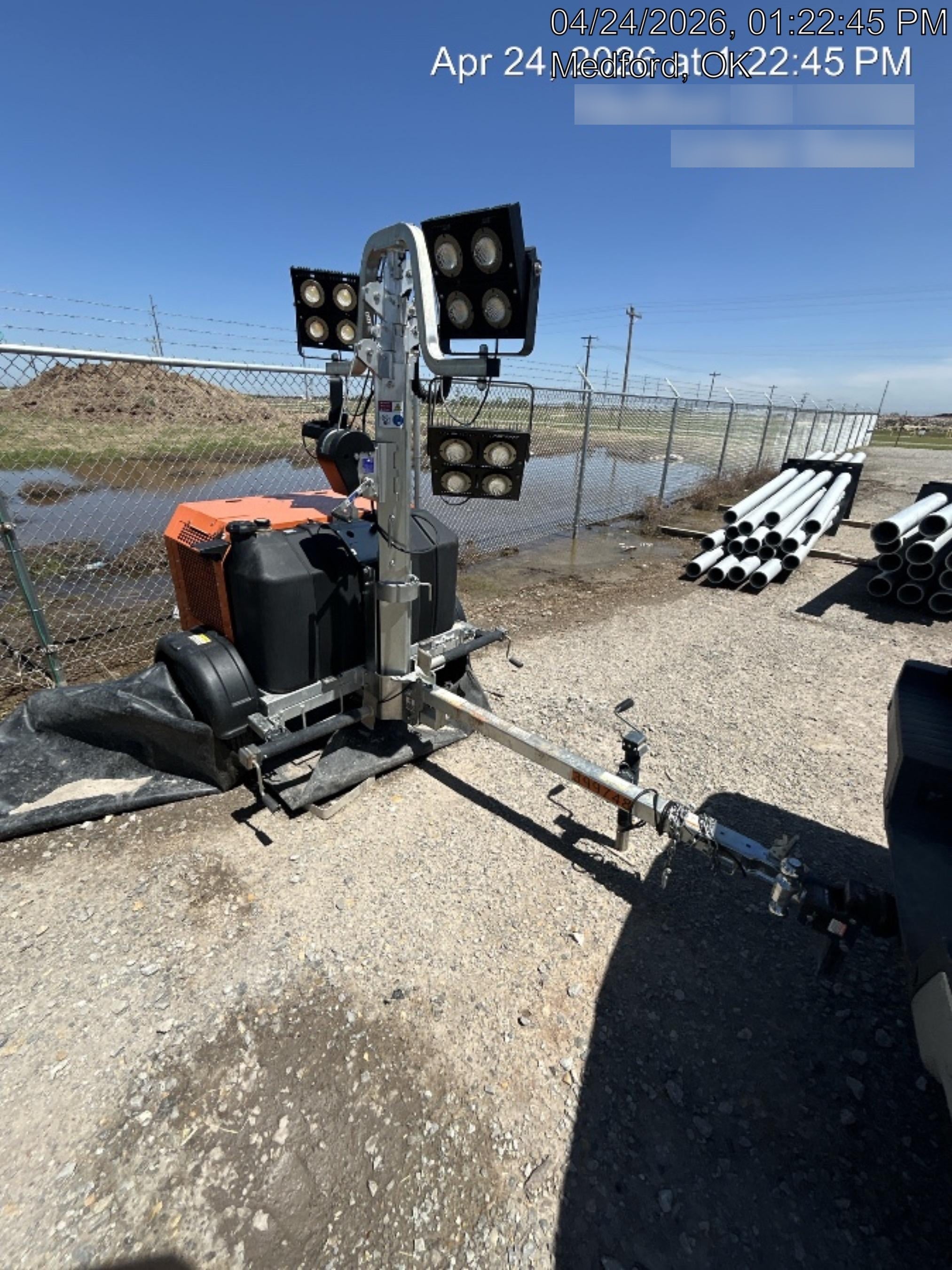 2024 Wanco WLTT-4MM4K Diesel, Deep Sea Controller, Shore Power Plug, Auto Start, (4) 350W LED Floodlights, 4kW Generator, 60 Gal Fuel Tank, 2" Ball, T3