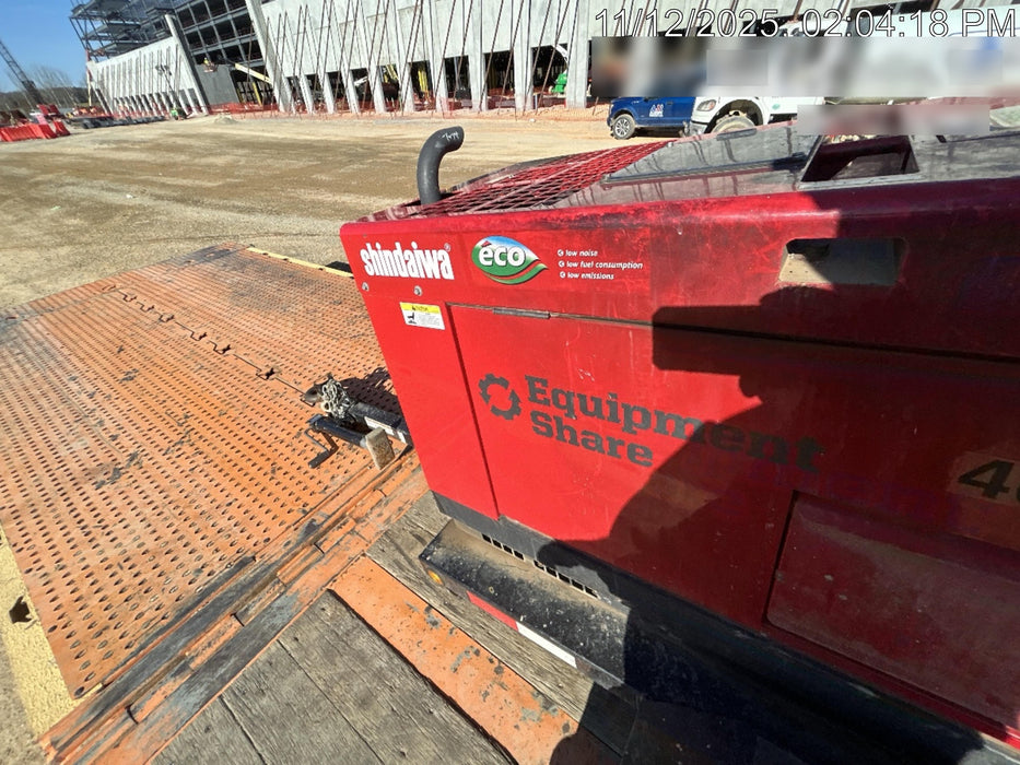 2024 Shindaiwa DGW400MDL Kubota D902 Engine, 23 HP, Dual Op Welder, Wire, Arc, Droop Stick, Tig, and CC Stick Functionality, Simulphase, 3 Phase and 1 Phase Gen Output, Single Axle NB Trlr, Slr Trckl Chrg 12V 12W, Fire Ext