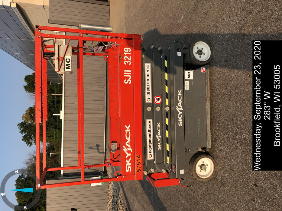 2016 Skyjack SJIII-3219 Standard Rental Specs