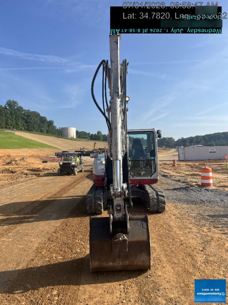 2019 Takeuchi TB290 Takeuchi TB290 Cab/Heat/AC w/Rubber Tracks, Auxiliary Hydraulics, Dozer Blade, Manual QC, 18/24/36" Buckets, Hydraulic Thumb Installed