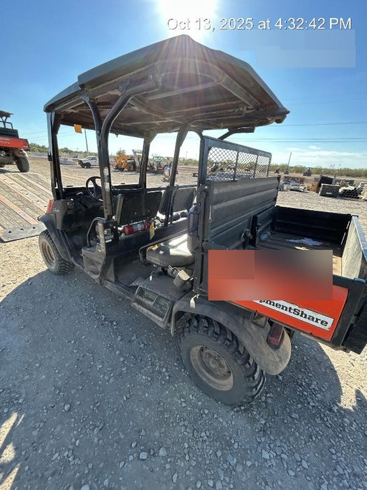 2019 Kubota RTV-X1140W-H 4wd Utility Cart, LED Strobe, Windshield Tempered Glass, Plastic Canopy, Wire Harness Kit, Backup Alarm