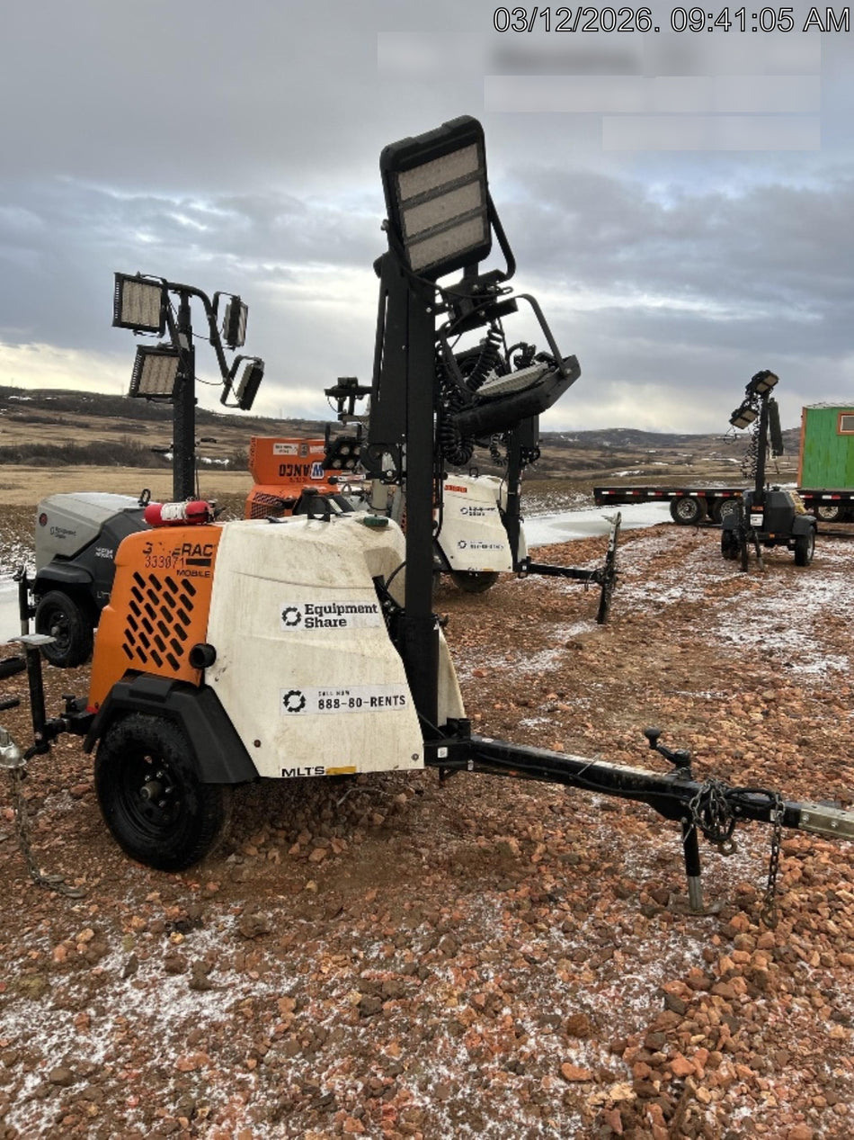 2023 Generac MLT2 Diesel, Flex Switch 120V Input, Powerzone Controller, (4) 320W LED Lights, 4kW Generator, 39.9 Gal Fuel Tank, 2" Ball, T3